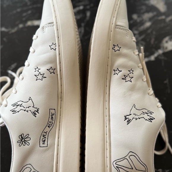 PS Paul Smith White Sneakers with Graphic Details - Picture 11 of 12